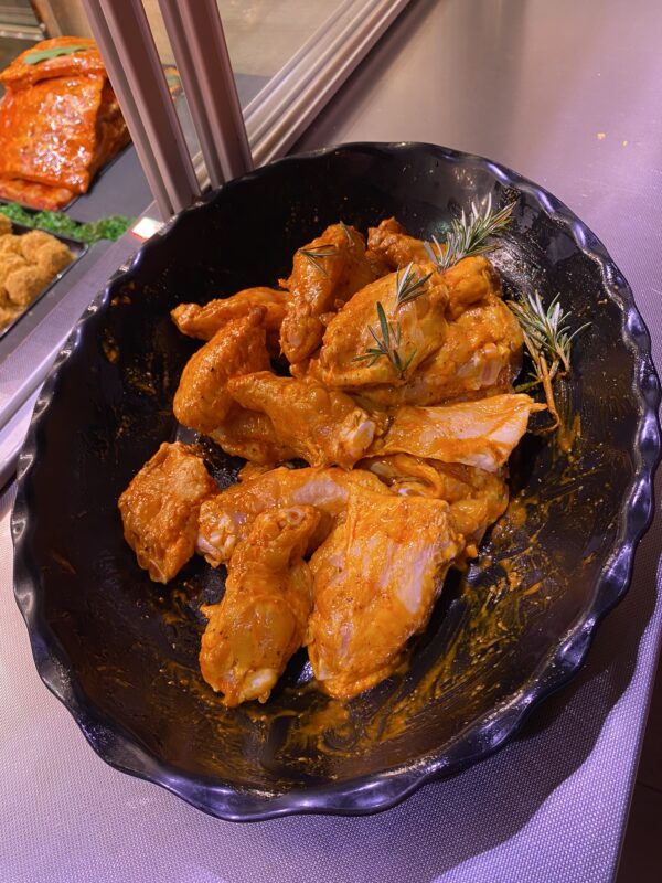 Alette di pollo con salsa barbecue