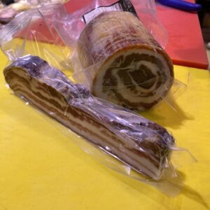 Pancetta arrotolata
