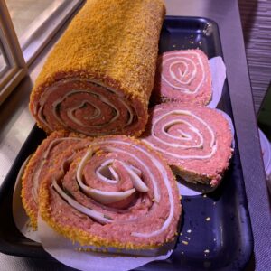 Polpettone prosciutto cotto e mozzarella