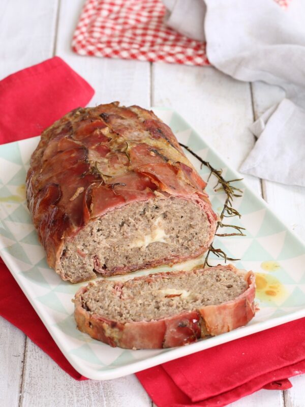Polpettone speck, provola e rucola